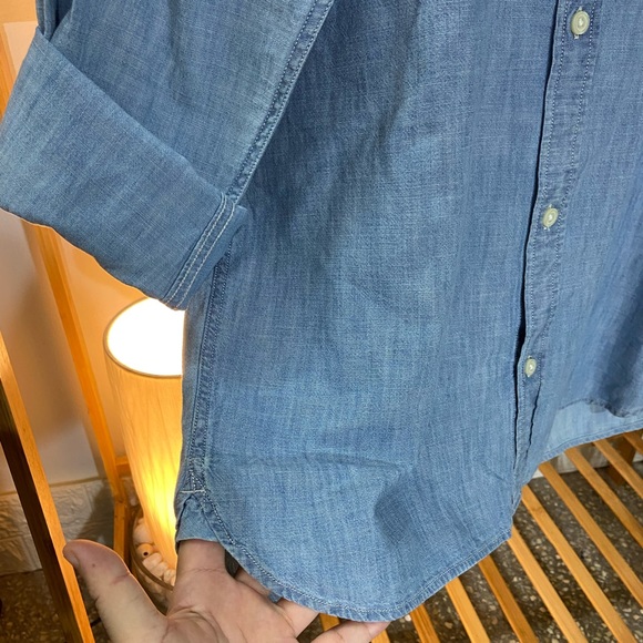 Denim Shirt. Size- L (REGULAR FIT) - Picture 7 of 8